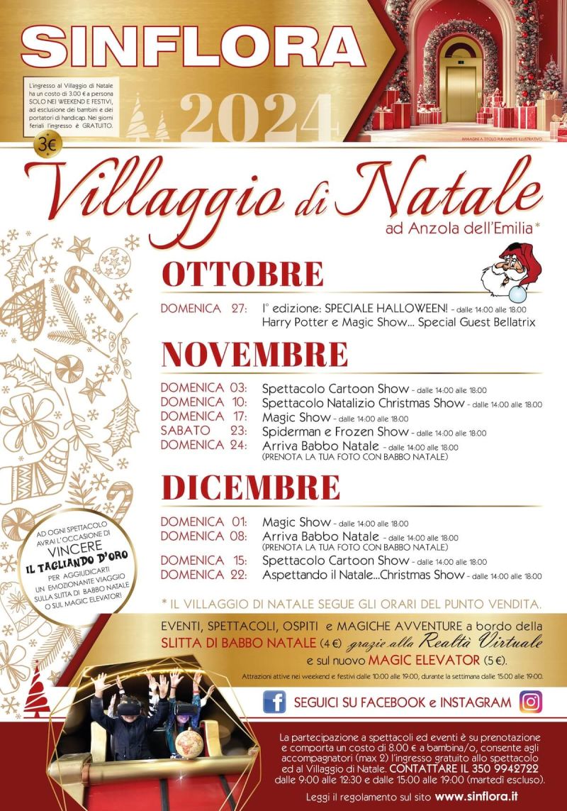 Villaggio di Natale 2023 Sinflora